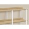 Monarch Specialties Accent Table, Console, Entryway, Narrow, Sofa, Living Room, Bedroom, Metal, Laminate, Natural, White I 2222 - alternate 4